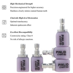 C14 Dental Lithium Disilicate Glass-ceramic Blocks HT/LT Emax Chairside CAD/CAM