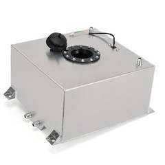 40L Litre 10 Gallon Aluminum Fuel Surge Cell Tank With Cap Sensor Foam Inside