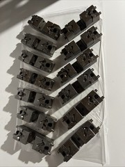 Lot Of 13 Small Cnc Vise Holder Setup For Mitee bite 1.25 Wide Soft Jaw