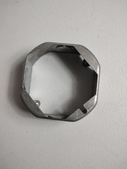 Steel City 55151-1/2-3/4 Octagon Box Extension Ring 4 x 1-1/2 Inch
