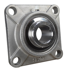 1-1/4″ Stainless Four Bolt Flange Bearing SSUCF207-20, SUCSF207-20, CRFS-PN20