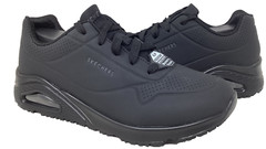 Skechers Women’s Work Relaxed Fit Uno SR Lace Up Shoes Black Size:10 122ST