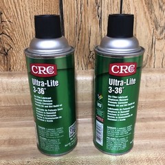 2 Pack CRC Industrial Ultra-Light 3-36 Dry Film Lubricant, 03160, 11 Oz New