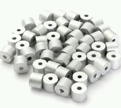 Aluminum Swage Stops for 3/32″ Wire Rope Cable: 100, 200, 500 and 1000 pcs