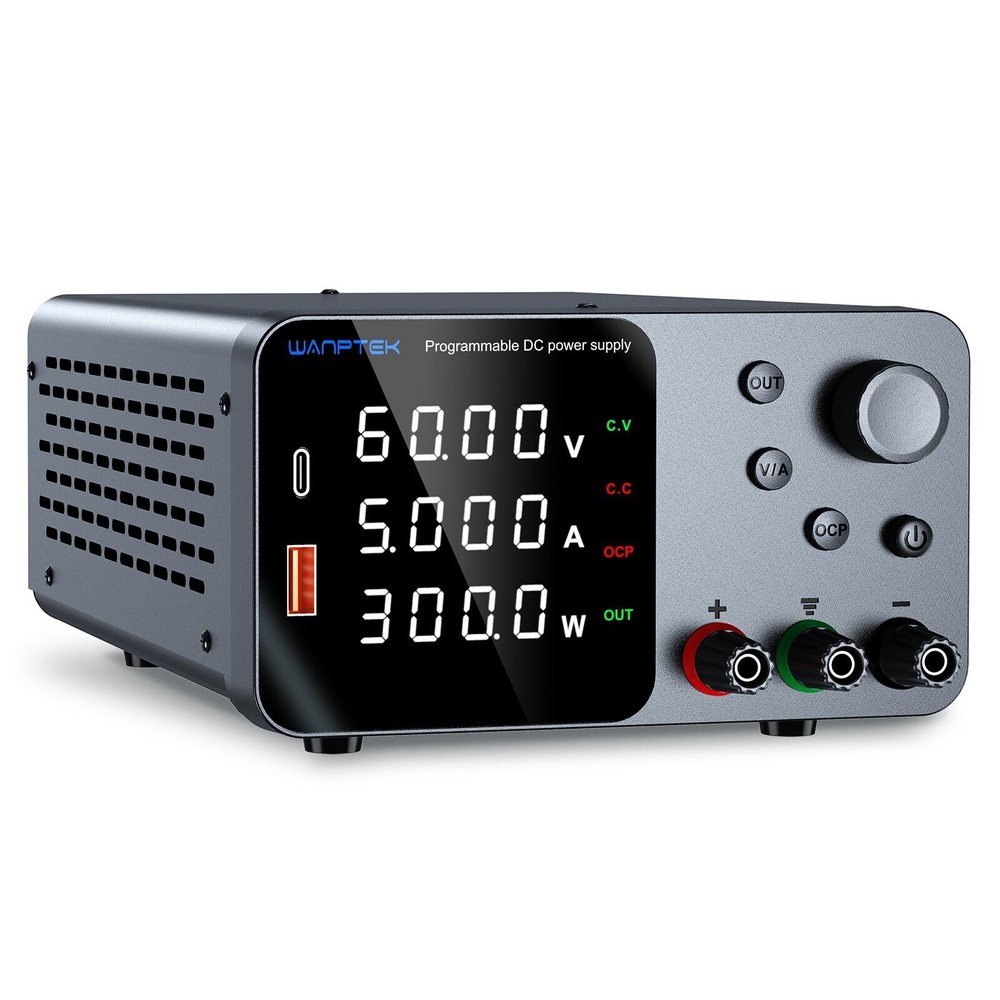 Variable DC 30V 60V 120V 3A 5A 10A Lab Adjustable Power Supply Precision Switch