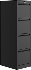 GARVEE Heavy Duty 4-Drawer File Cabinet, Cold-Rolled Steel, Lock & Keys Included