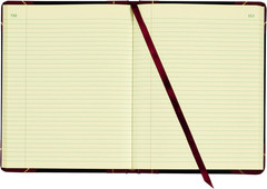 Record Ledger, 8.25 X 10.75 Inches, 5 Squares per Inch, 300 Tinted Pages, Black
