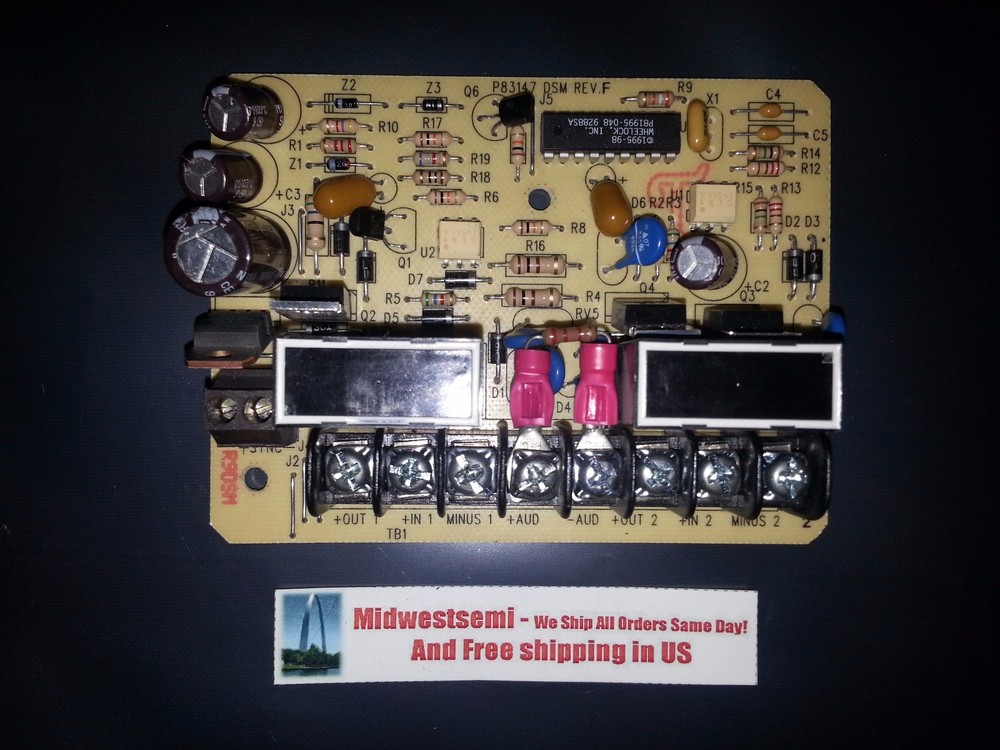 SILENT KNIGHT P83147-DSM REV F SECURITY SYS DUAL SYNC MODULE BOARD SHIPSAMEDAY