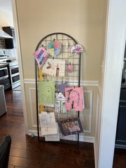 Display Grid Rack 5.2 ft Panel Detachable Stand Craft Art Gridwall Retail Tower