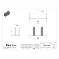 Box Enclosures B4-080Bk Screws Electrical Enclosures, 3.16 In H, 2.11 In D,