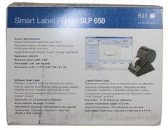 Seiko SLP650 Smart Label Printer Direct Thermal Desktop Barcode Address 300 DPI