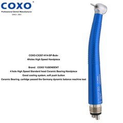 COXO Dental High Speed Handpiece 4 Hole Anti-retraction Standard Head Colorful
