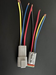 14 AWG Assembled Deutsch 4 Pin waterproof connector 6″ wire
