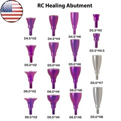 US RC Dental Healing Abutment Healing Closure Caps Fit Straumann ITI Bone Level