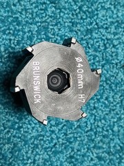 Brunswick 40mm H7 HSS Reamer Head Ø40mm, 20mm Shank