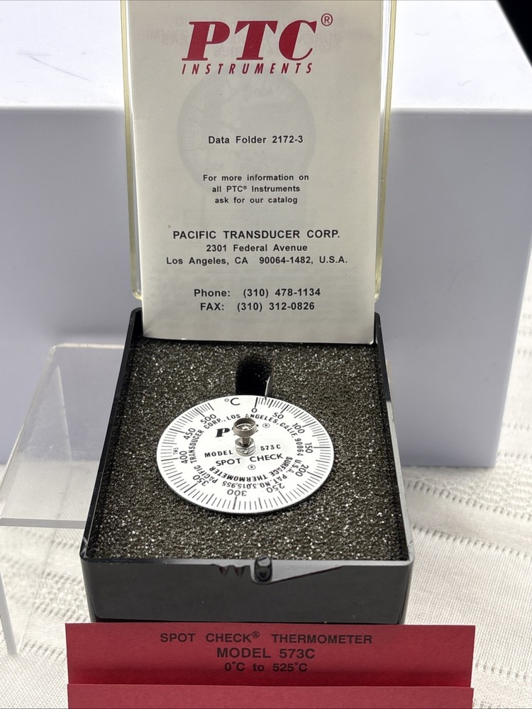 PTC MODEL 573C Direct Contact Spot Check, Basic Thermometer, 0°-525°C