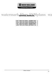 New Holland L221 L228 C227 C232 Tier 4B Stage IV 200 Service Manual PRIORITY