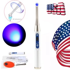 Dental LED Curing Light Cure Lamp 5 Second Wireless Cordless 1400mw Resin USA