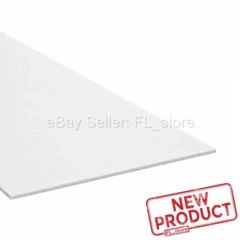 HDPE Plastic Sheet 1/16 x 24″ L X 24″W High Density Polyethylene Off-White NEW