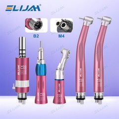 Dental High/Low Speed Handpiece Kit 2/4Hole Straight Contra Angle NSK Style US!
