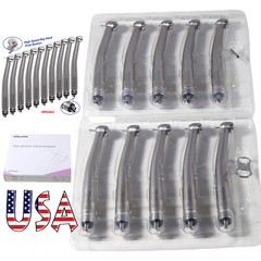 10 PCS Dental PANA MAX Style High Speed Handpiece Push Button 4 Hole Midwest