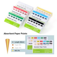 Dental Endodontic Absorbent Paper Points for Dental Use Taper 0.02/0.04/0.06