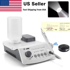 VRN A8 Dental Cordless Ultrasonic Piezo Scaler LED Detachable Handpiece +5 Tips