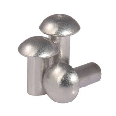 3mm 4mm 5mm 6mm Solid Aluminium Half Round Head Rivets Dome Rivet M3 M4 M5 M6