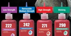 100 count Purple (222) 2ml Thread Lock Locker Threadlocker Threadlock Bulk