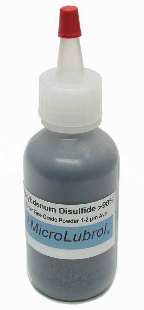 ½ oz MICROLUBROL MOLYBDENUM DISULFIDE Moly MoS2 Powder SUPER FINE 1-2 micron