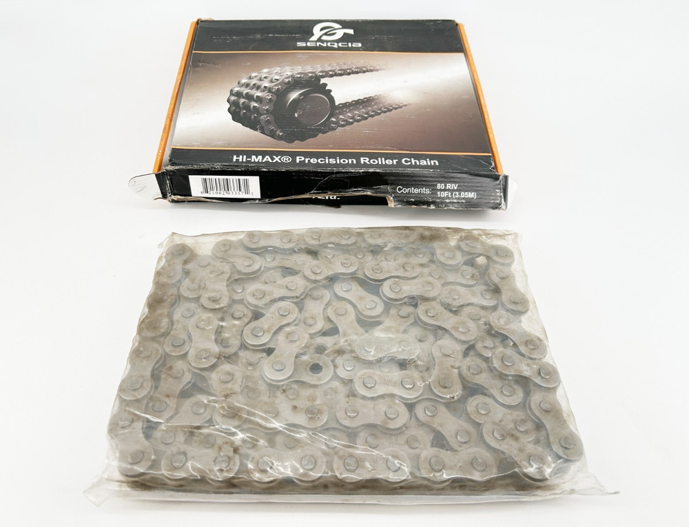 New Senqcia 80 RIV Hi-Max Roller Chain #80 10FT.