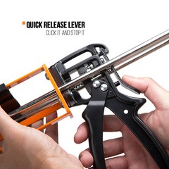 JES 200 ml (1:1 & 2:1) 26:1 High Thrust Dual Component Cartridge Gun