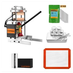 Dabpress 4 Ton Hydraulic Heated Press Machine with Starter Kit