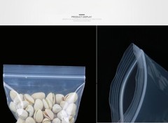 50 100 Pack 5″ x 7″ Reclosable Clear Plastic Poly Zipper Bags Heavy Duty 4 Mil