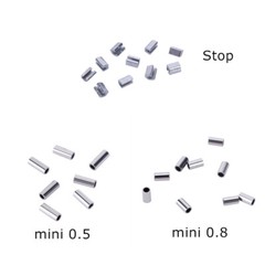 Dental Orthodontic Crimpable Hook Crimpable Mini Stops Small Round 0.5mm/0.8mm