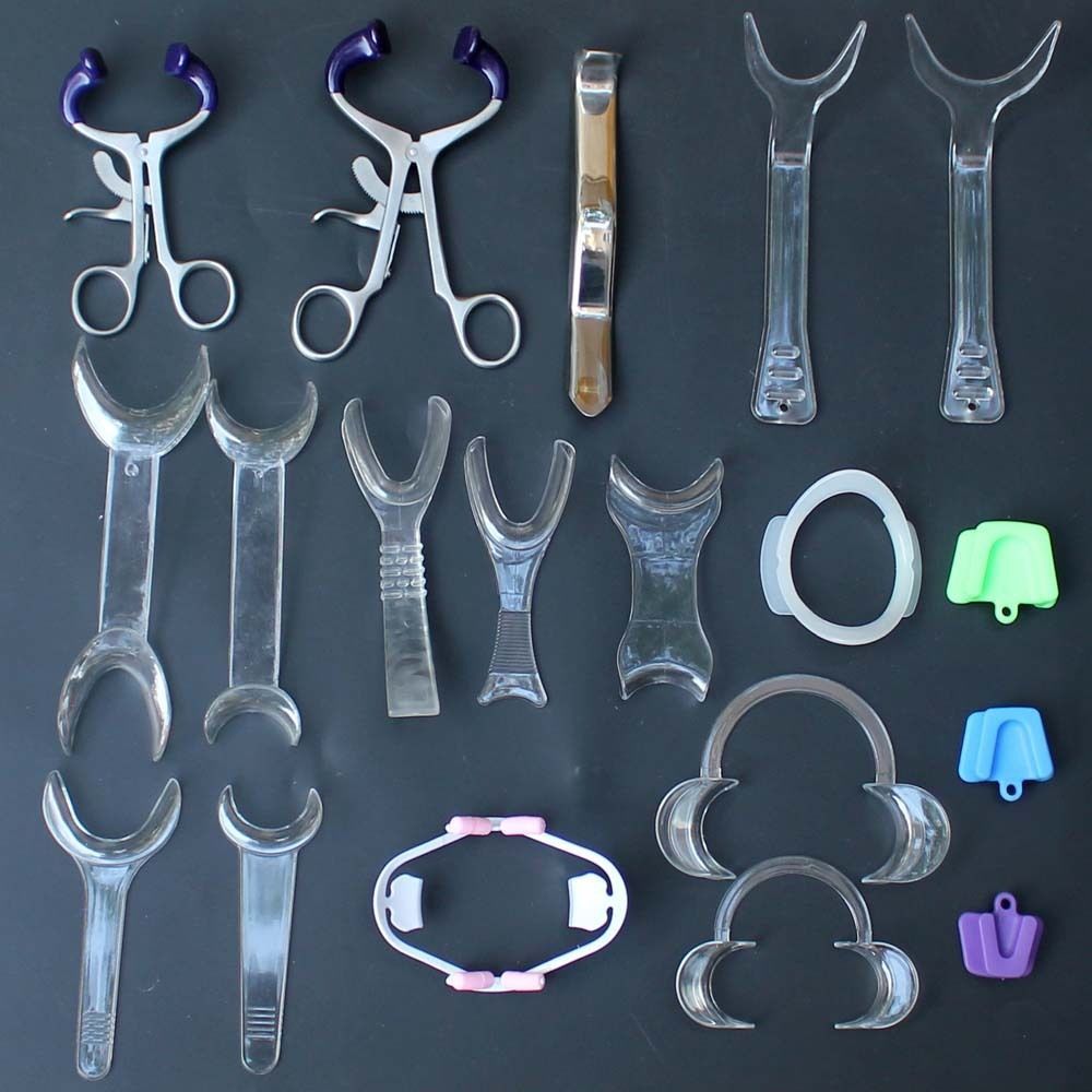 40 Dental Intraoral Cheek Lip Retractor Mouth Opener O/C/W/T 3D Photography