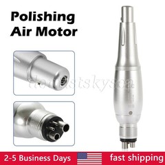 Dental 4:1 Hygiene Prophy Handpiece 360° Swivel Straight Cone Air Motor 4Holes