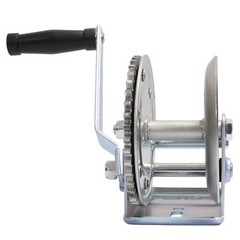 Steel Hand-Crank Marine Winch w/ Ratchet for Boat Trailer 1400LBS Universal ATV