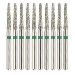 Dental Diamonds FG Burs Football Egg Round End Taper Friction Grip 368 856 850