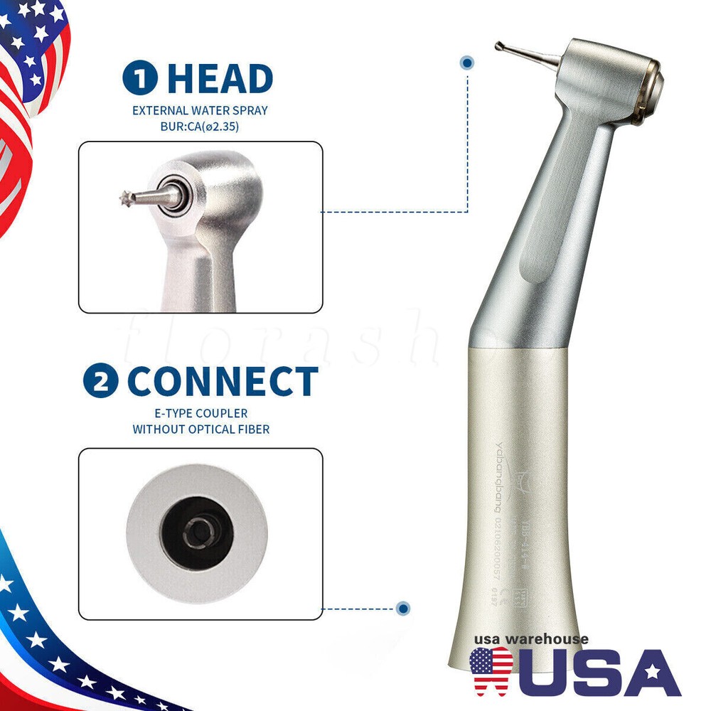 Dental Slow Low Speed Handpiece Contra Angle Straight Air Motor FX YX