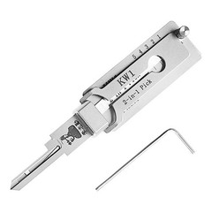 2 In 1 KW1 Key Repair Tools Lock Precision Pick for Home Door Car Unlocking