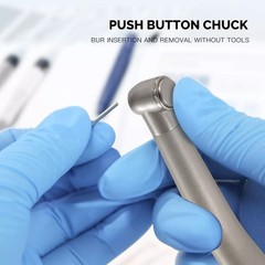 LED E-generator Fiber Optic 4 Water Spray Handpiece 4H Standard Head Dental