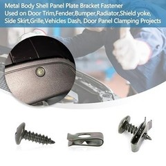 160Pcs Automotive U Clip with Self Tapping Screw in Low Carbon Material for Auto