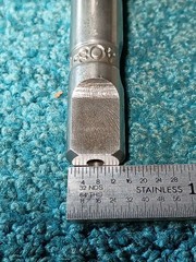 Eclipse 7/16-20 SAE J1926-1 # -4 Hydraulic Port Tool 3.5″ OAL 1/2″ SHK 408-1304