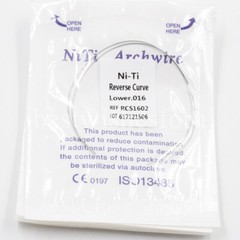 Dental Ortho Archwires Reverse Curve Niti Round Wires With Constant Elasticit
