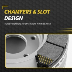 11.65F 11.99R Vented Rotors Ceramic Pads Kit 07-16 CR-V 10-12 RDX 31455 1521