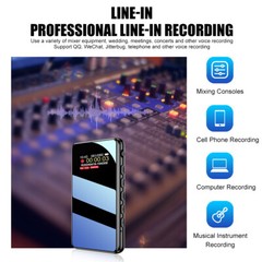 800Hr Hidden Voice Activated Recorder Digital Audio Recording Device Dictaphone