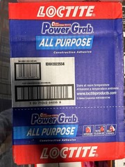 12 Pack Loctite Power Grab All Purpose Construction Adhesive 9oz White 2022554