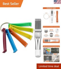 Stainless Steel Fin Comb Set – 2PCS HVAC & Automotive Tools for Optimal Repairs