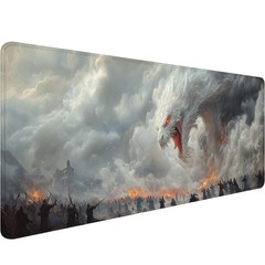 ZMHPGX Dragon Extended Large Gaming Mouse Pad 31.5L x 31.5W inches,